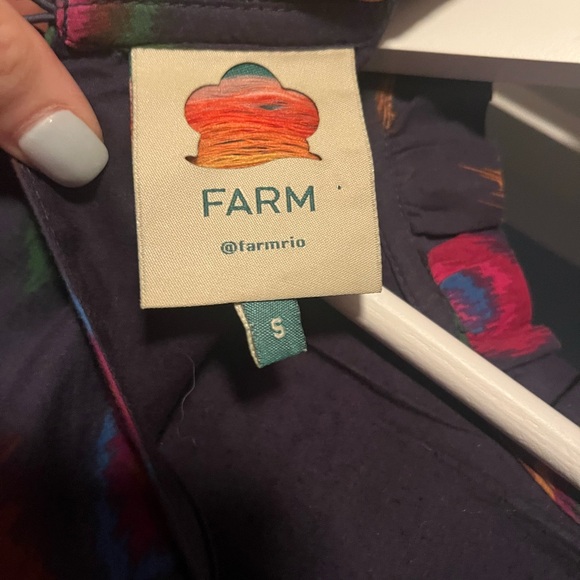 Farm Rio Heart Patterned Multicolor Dress - Picture 5 of 7